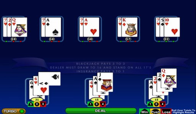 Cryptologic  4  Deck Video Blackjack