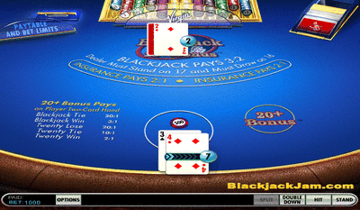 Wagerworks 20+ Bonus Blackjack